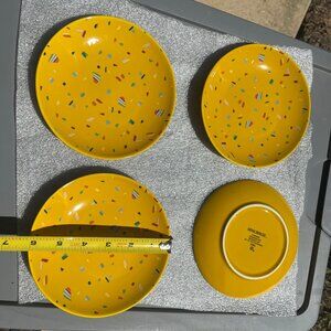 Four - 6" Opal House Stoneware Plates